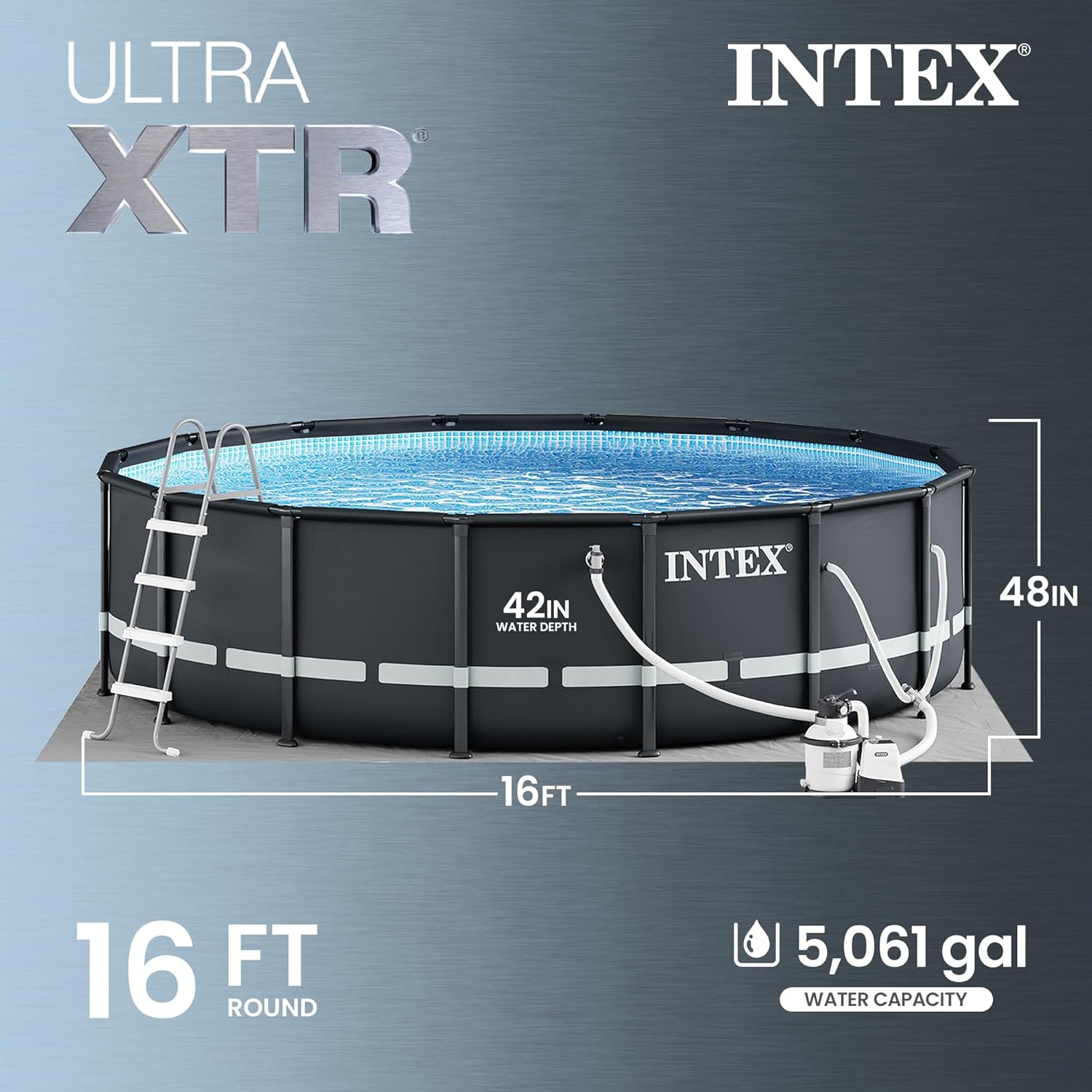 Piscina Intex Ultra XTR 488×122 cm